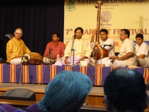 UKS with Neyvali Santhanagopalan. Very good violinist - please let me know if you recognise him. 